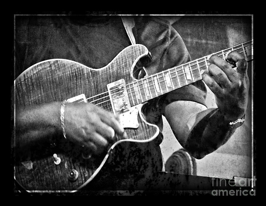 Blues Guitarist Photograph by Jeanne  Woods