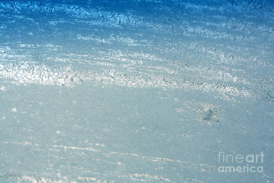 Bluish Ice Photograph by Susan Stevenson
