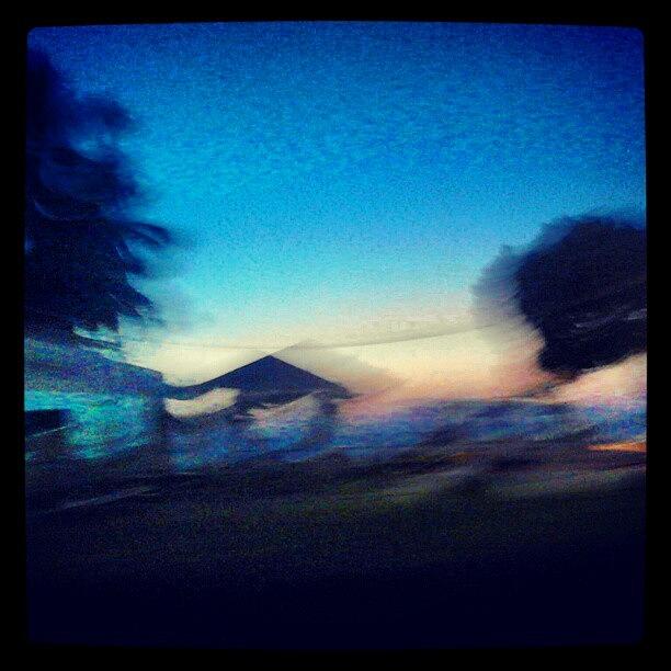 Blue Photograph - Blur #blur #randon #blue #juhubeach by Prerna Obhan