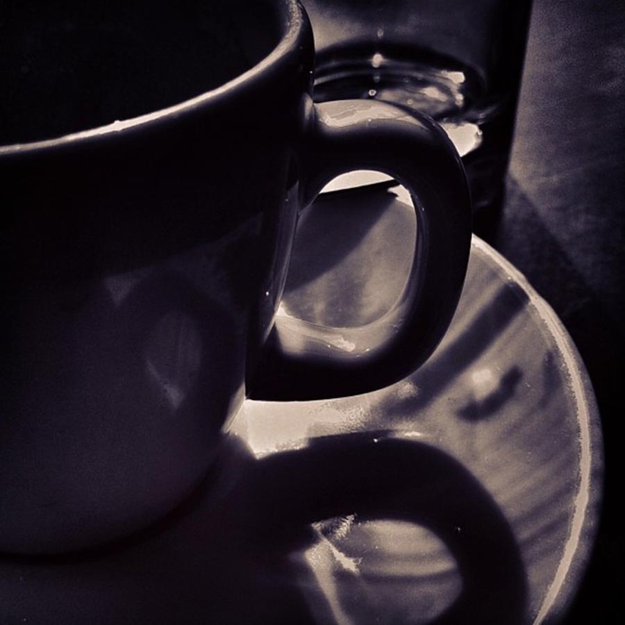 Coffee Photograph - #bnw by Ritchie Garrod