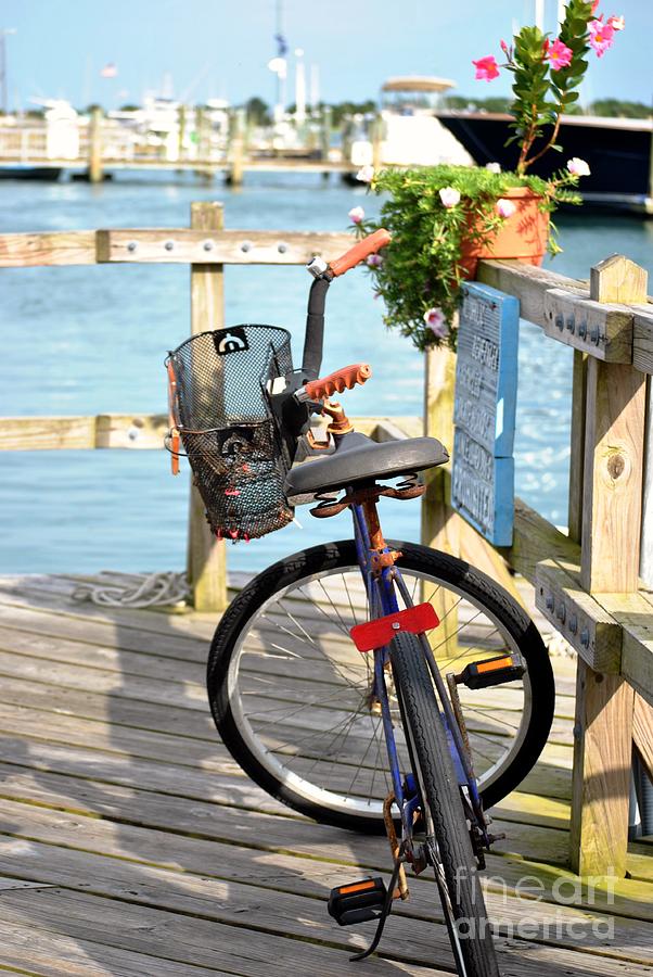 Boardwalk Bike Photograph by Kelly Nowak