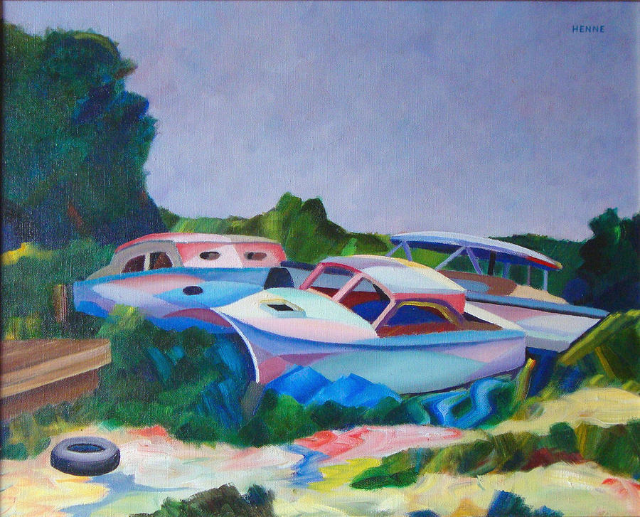Boat Dreams Painting by Robert Henne