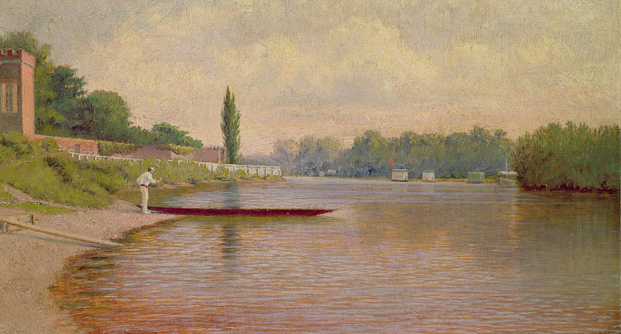 London Painting - Boating on the Thames by John Mulcaster Carrick