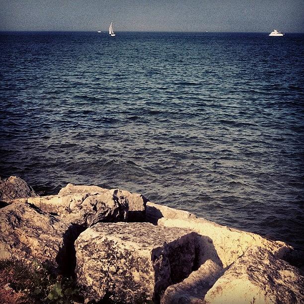 Instagram Photograph - Boats ⛵🚤 In Lake Michigan. 🌊 by Jonathan  Herrera