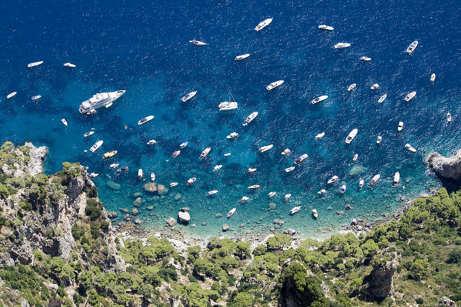Boats in Capri Photograph by Francesco Riccardo Iacomino