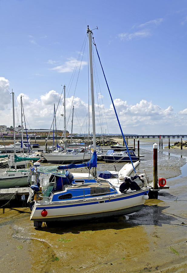 Boats in Ryde Harbour Photograph by Rod Johnson