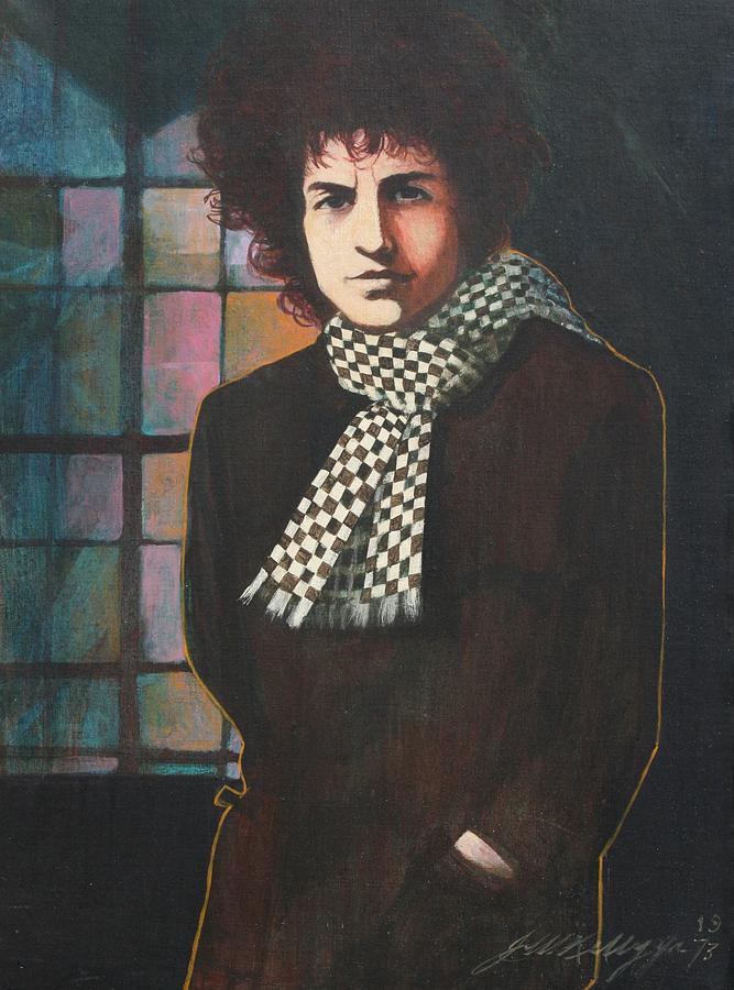 Bob Dylan Painting - Bob Dylan by J W Kelly Bob Dylan Painting - Bob Dylan by J W Kelly