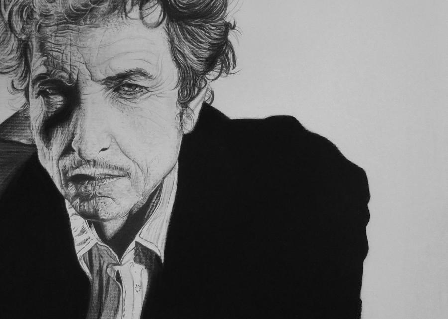 Bob Dylan Drawing by Steve Hunter