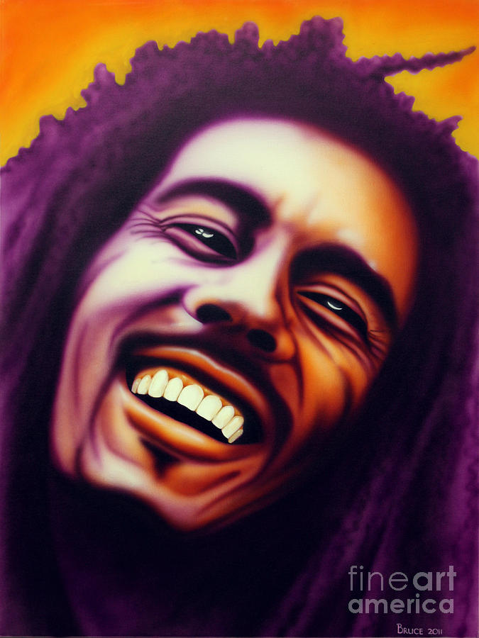 Bob Marley Painting by Bruce Carter