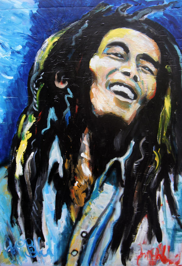 Bob Marley Painting by Jon Baldwin Art - Fine Art America