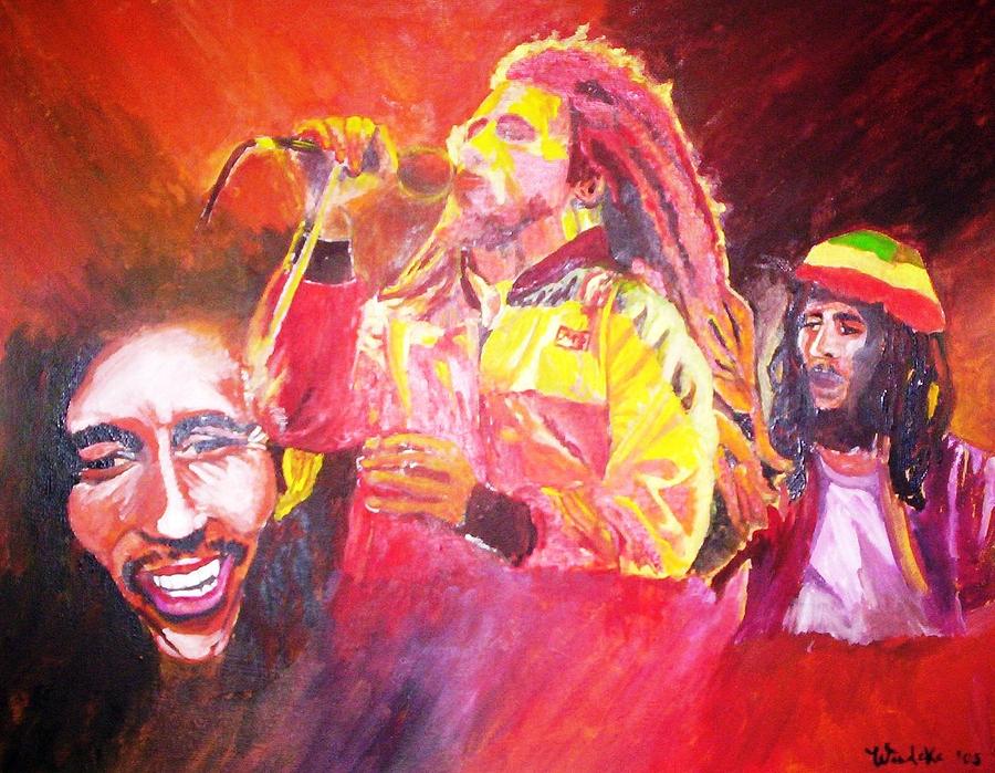 Bob Marley Painting - Bob Marley by Wandeka Gayle