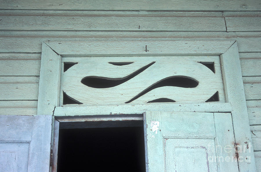 Architecture Photograph - BOCAS DEL TORO DOOR Panama by John  Mitchell