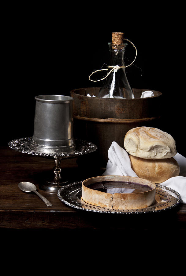 Still Life Photograph - Bodegon with Cooler - Bread and Jalea by Levin Rodriguez