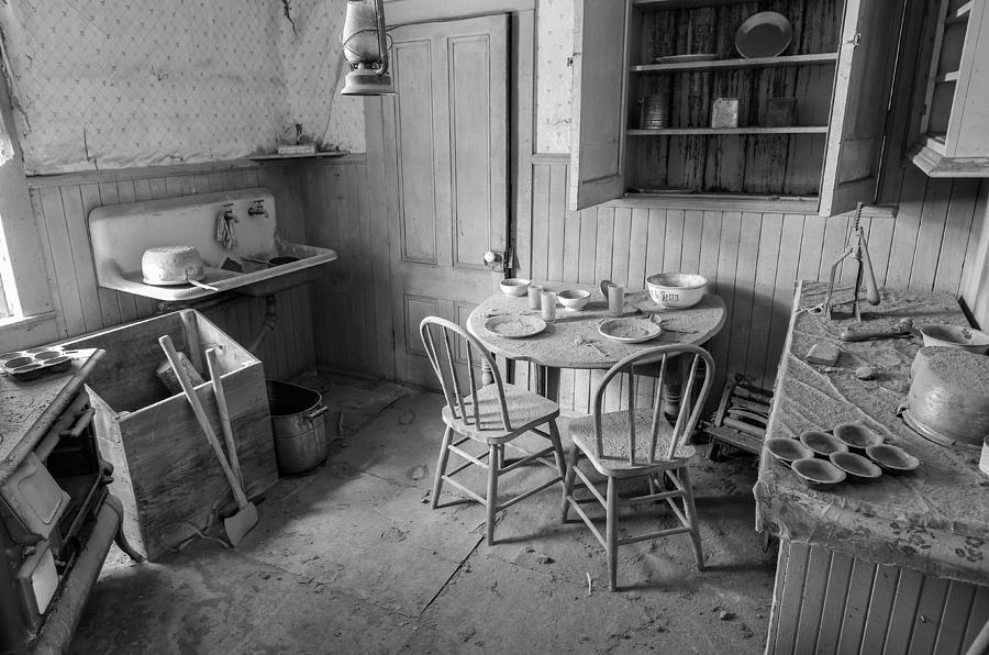 Bodie Ghost Town Kitchen Photograph by Scott McGuire