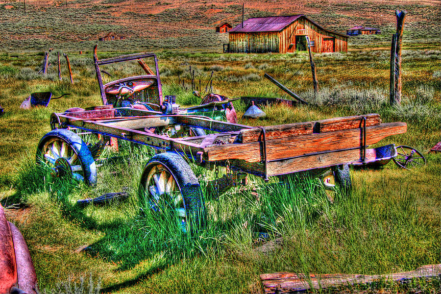 Hdr Photograph - Bodie Vintage Flatbed by Chris Brannen Hdr Photograph - Bodie Vintage Flatbed by Chris Brannen