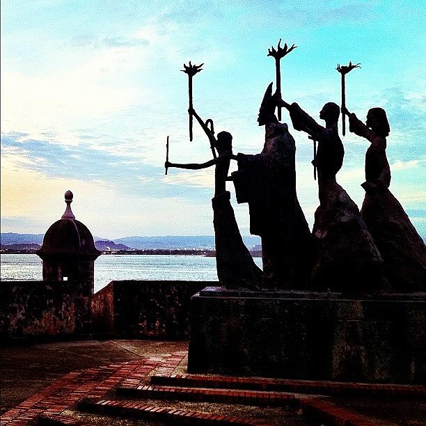 Sanjuan Photograph - Bogativa Statue, San Juan
#puertorico by Veeresh Dandur