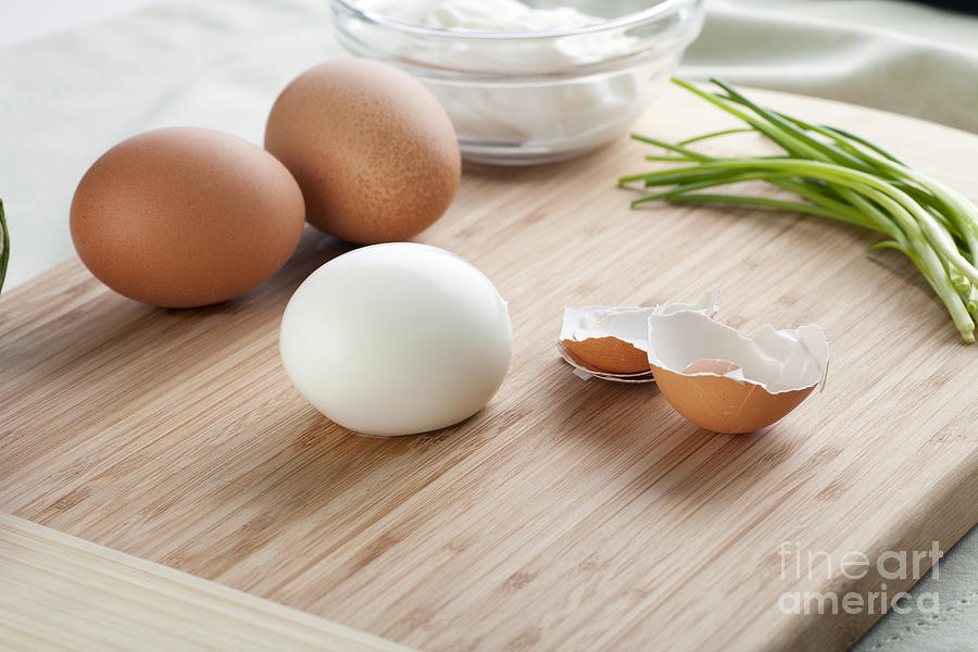 Boiled Eggs Photograph