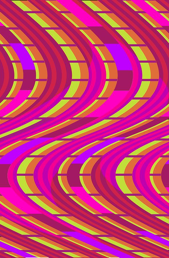 Bold Swirl  Digital Art by Louisa Knight