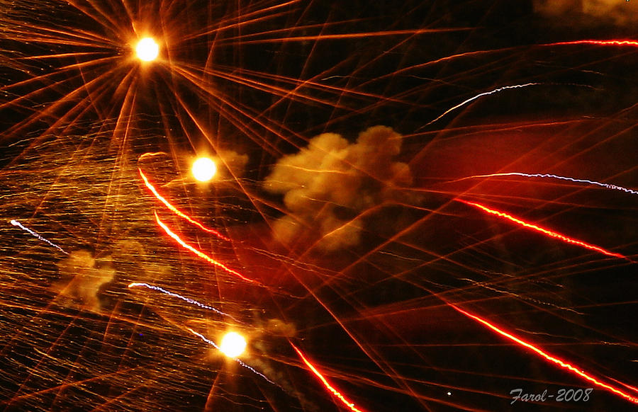 Bombs Bursting in Air Photograph by Farol Tomson