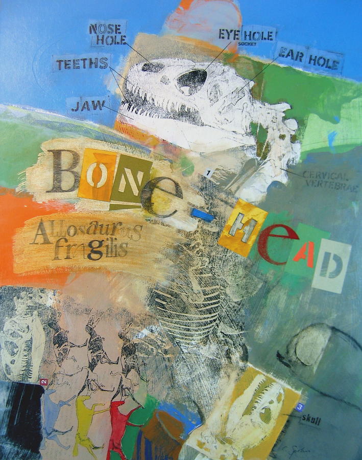 Bonehead Painting by Cliff Spohn