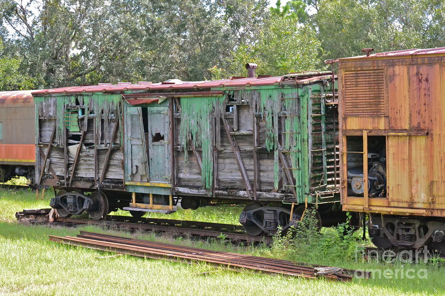 Boneyard Boxcar Photograph by Carol Bradley - Fine Art America