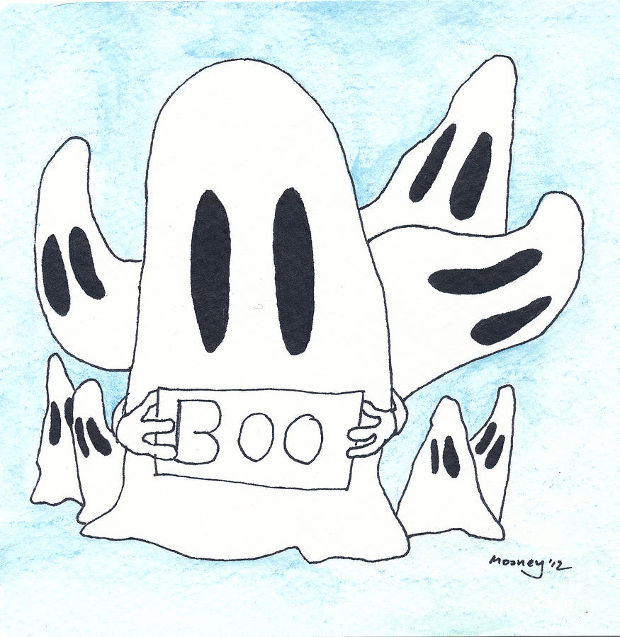 BOO Drawing by Mike Mooney - Fine Art America