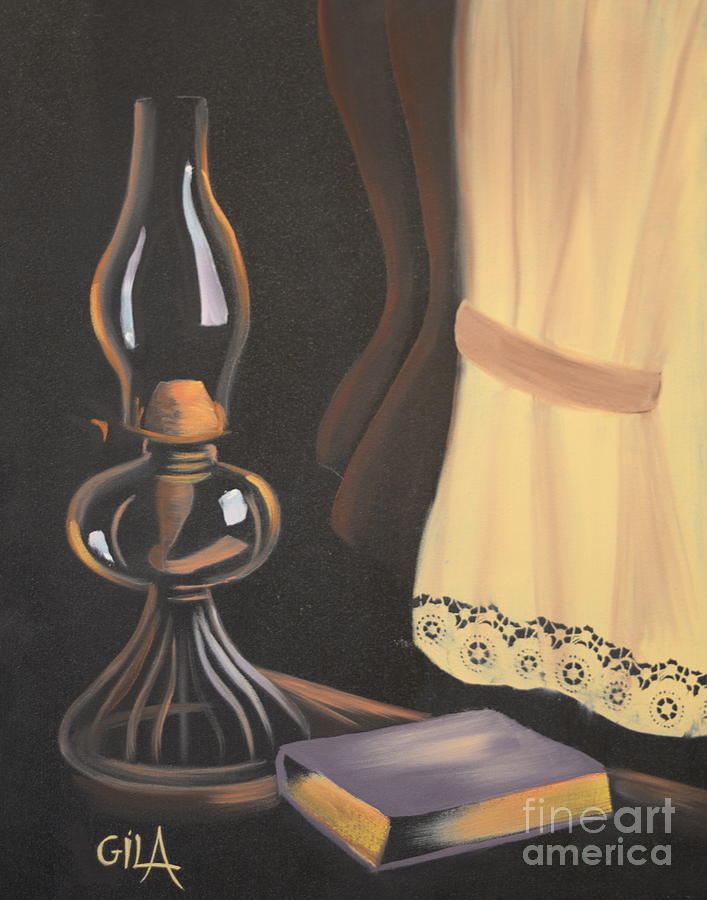 Lantern Still Life Painting - Book by Lanterns by Gila Churba
