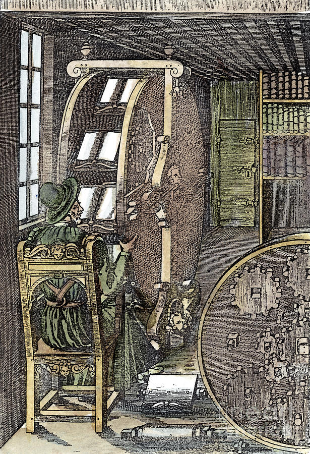 Book Photograph - Bookwheel, 1588 by Granger