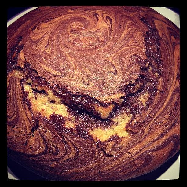 Boom! Just Made A Bad Ass Marble Cake Photograph by Mathew Cole