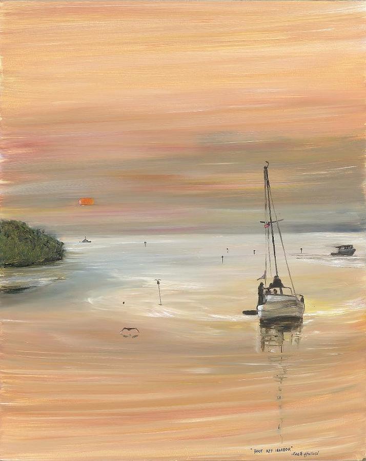 Boot Key Harbor Painting - Boot Key Harbor by Leah Holland