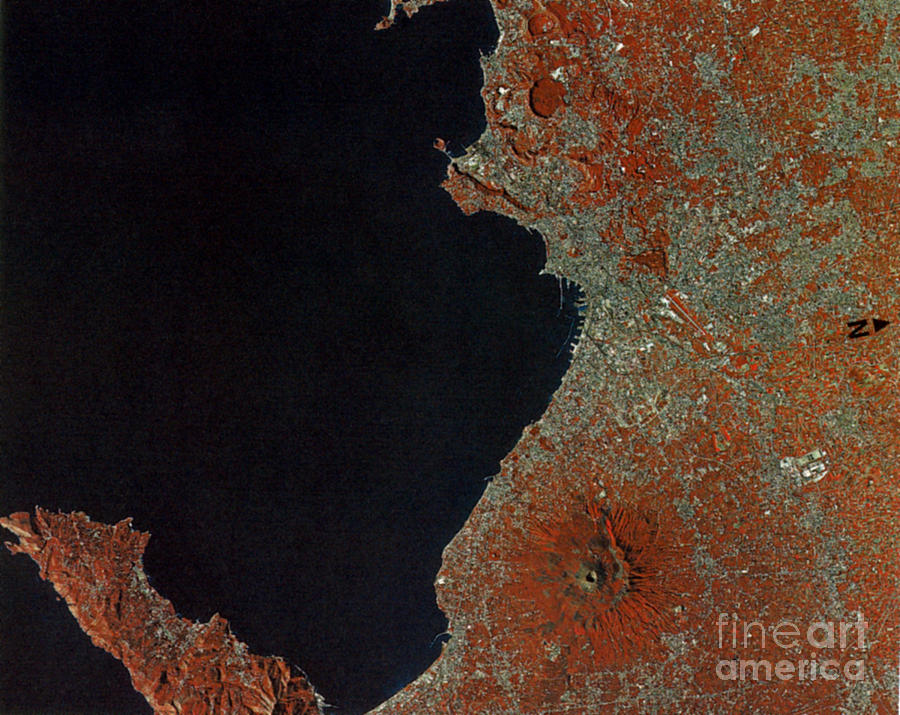 Boot Of Italy, Satellite Image Photograph by Science Source