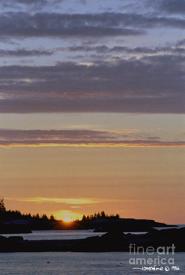 Boothbay Maine Sunrise 1 Photograph by Jonathan Fine