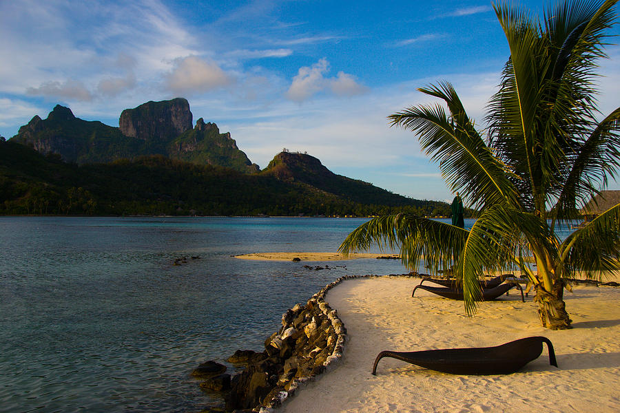 Beach Photograph - Bora Bora Beach by Benjamin Clark Beach Photograph - Bora Bora Beach by Benjamin Clark