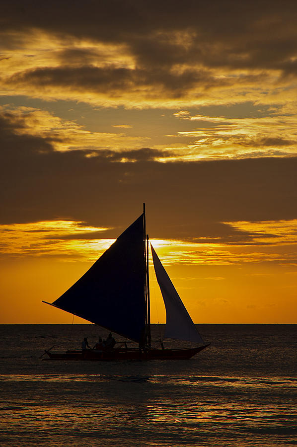 Boracay Sunset 04 Photograph by Arj Munoz