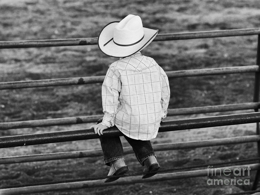 Born to be a Cowboy Photograph by Edward R Wisell