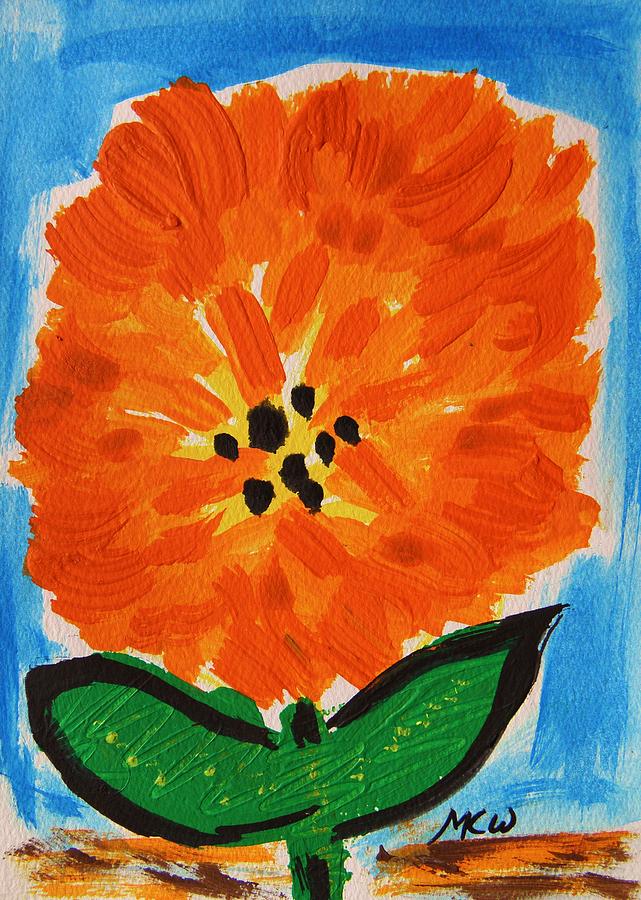 Flower Painting - Bosco-Flowers from the Flower Patch by Mary Carol Williams