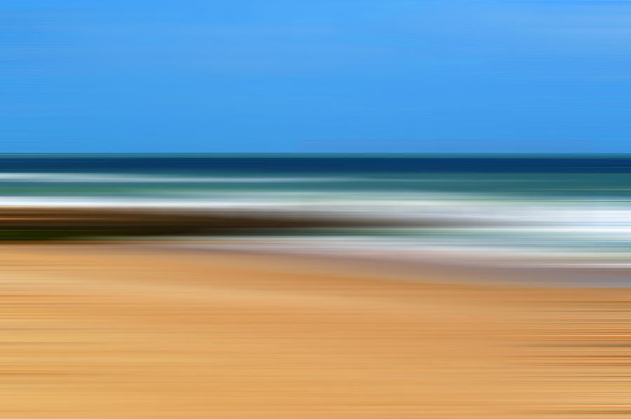 Boscombe Beach Abstract Photograph by Chris Day