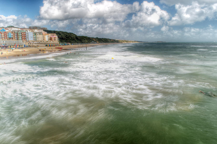 Boscombe Beach Photograph by Chris Day