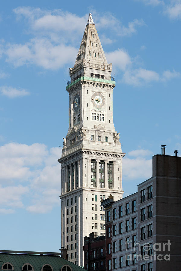 Boston Custom House Tower Photograph by Clarence Holmes