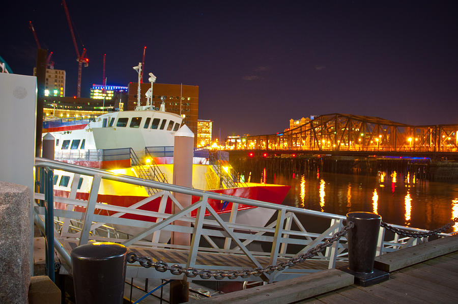 Boston Harbor Bridge Photograph by Erica McLellan - Fine Art America