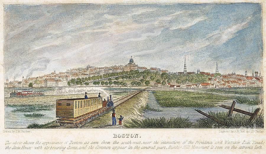 Boston, Mass., 1839 Photograph by Granger