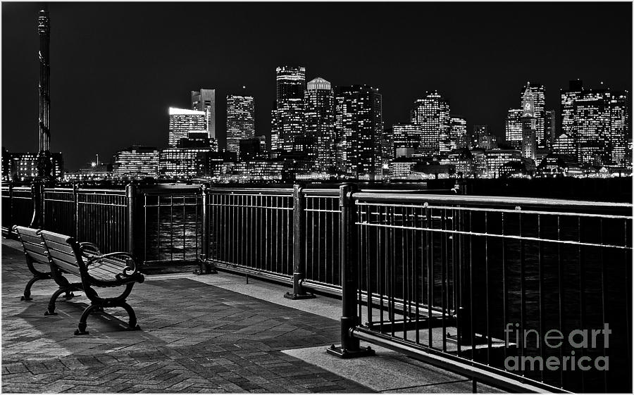 Boston Skyline Photograph By Justin Lawson