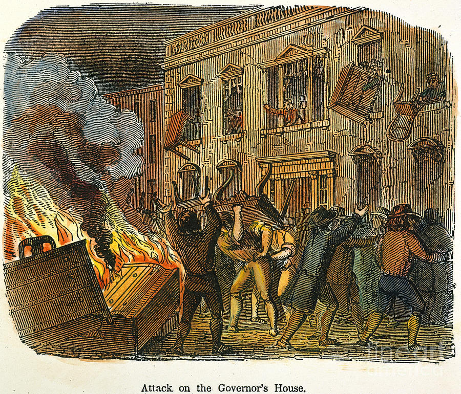 Boston: Stamp Act Riot, 1765 Photograph by Granger