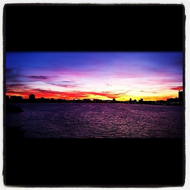 Boston Photograph - Boston sunset by Khamid B
