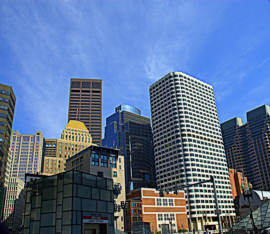 Bostons Financial District Photograph by Bruce Carpenter