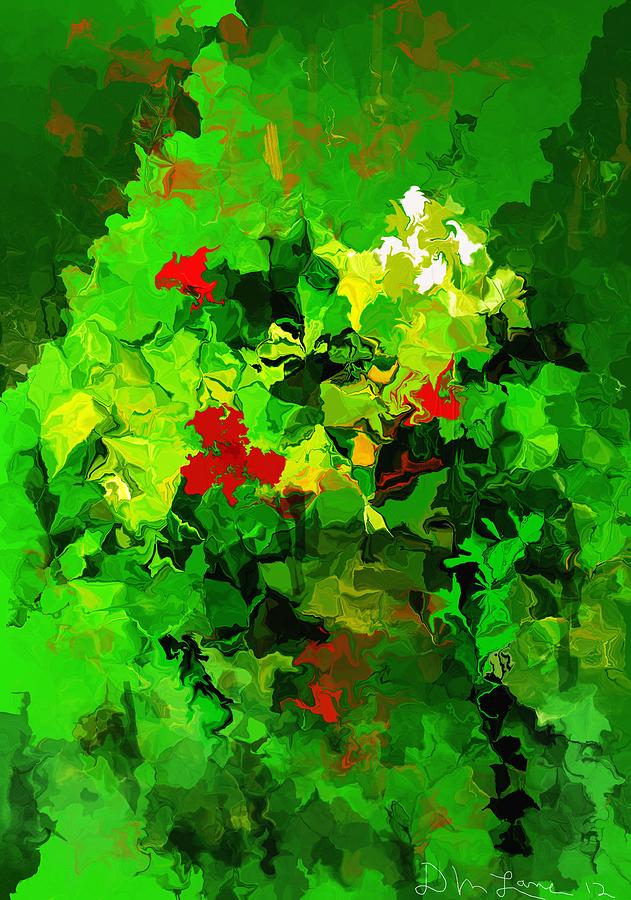 Botanical Fantasy 091912 Digital Art by David Lane