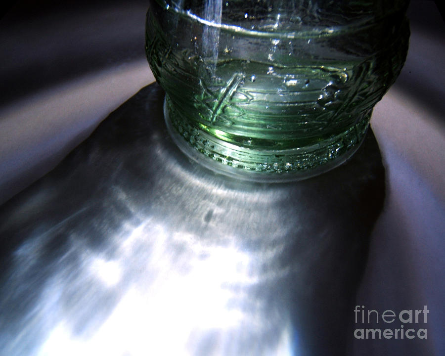 Abstract Photograph - Bottle and Light Photograph by Kristen Fox