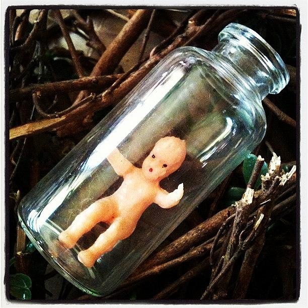 Toy Photograph - Bottle Baby by Mary Welsch