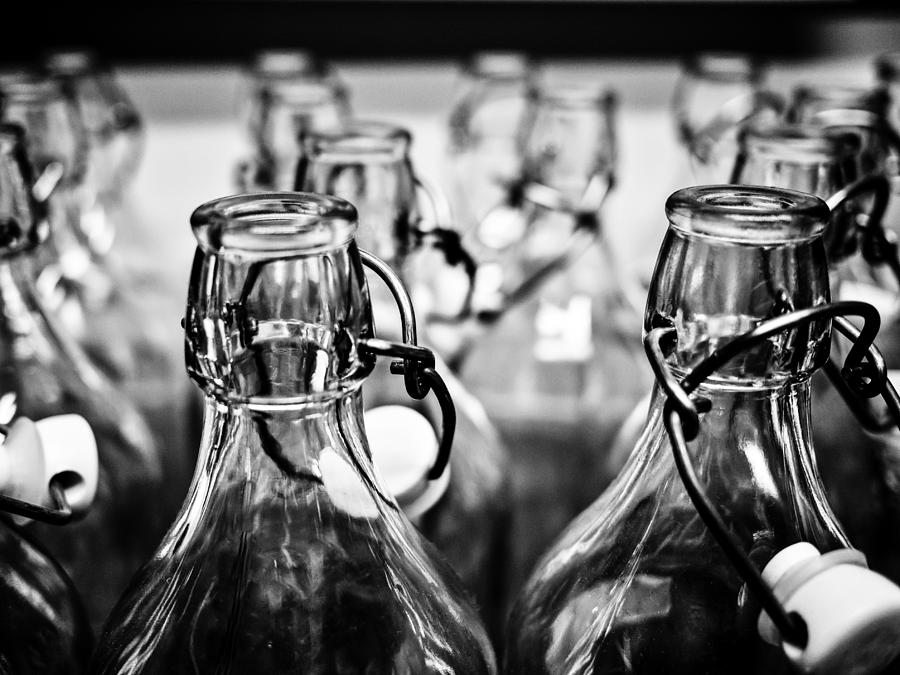 Bottles Photograph by Hakon Soreide