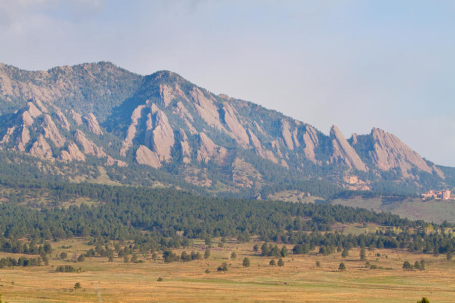 Boulder Colorado Flatiron Scenic View with NCAR Photograph by James BO Insogna